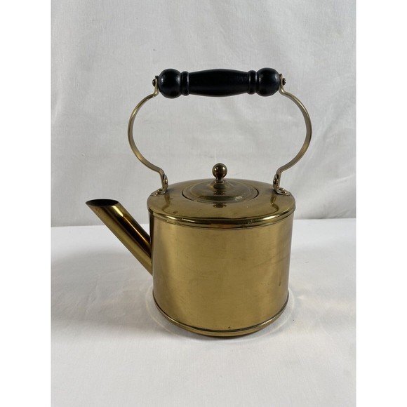 Antique? Vintage Brass Tea Pot Kettle Sign Zarse READ